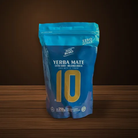 Pacote de erva-mate 10 Extra Suave