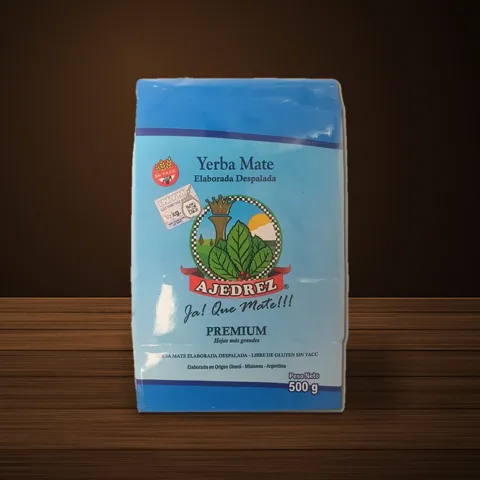 Paquete de yerba Ajedrez Despalada Hojas Grandes