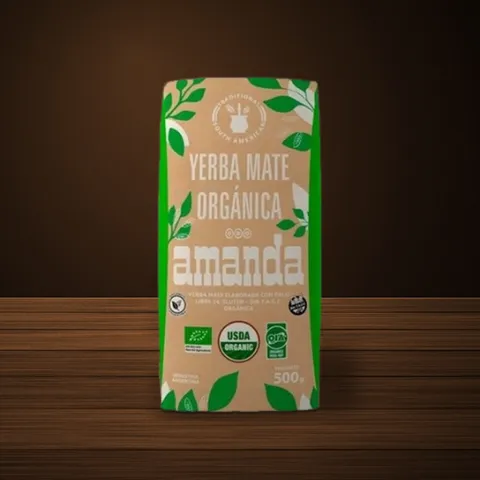 Amanda Orgánica yerba mate package