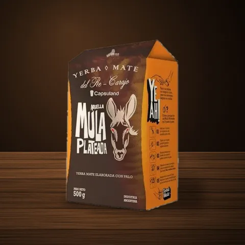 Paquete de yerba Aquella Mula Plateada Tradicional