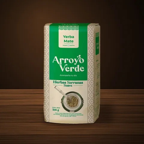 Arroyo Verde Hierbas Serranas yerba mate package