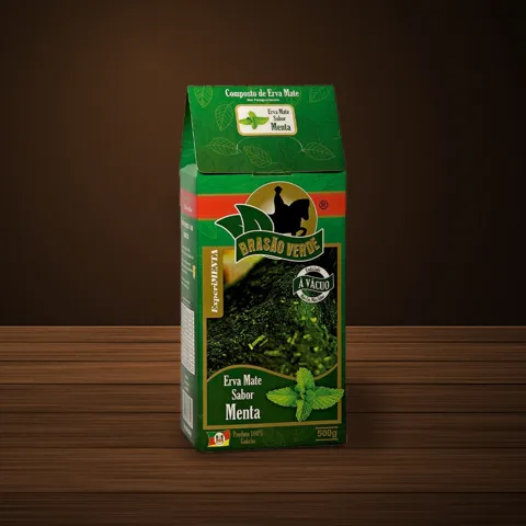 Pacote de erva-mate Brasão Verde Menta