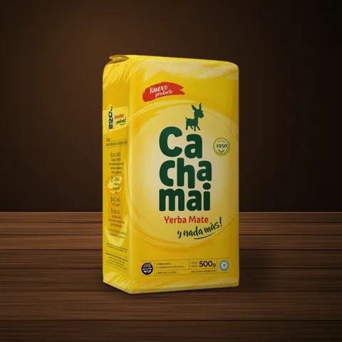 Cachamai Cachamate Tradicional yerba mate package