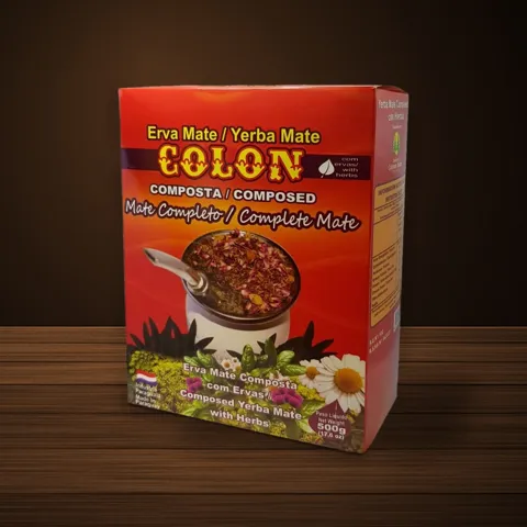 Colón Compuesta yerba mate package