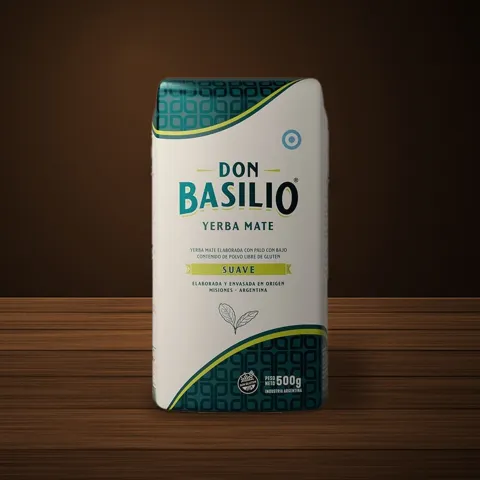 Paquete de yerba Don Basilio Suave