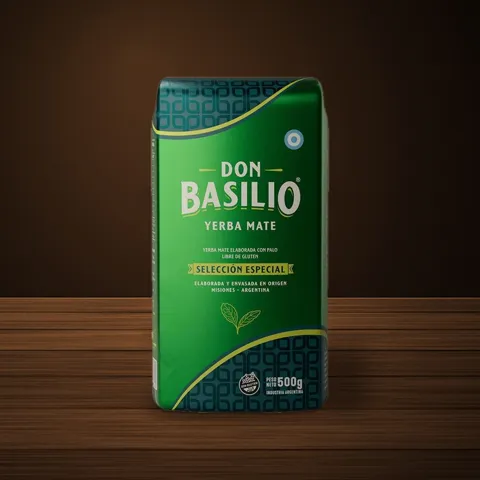 Pacote de erva-mate Don Basilio Tradicional