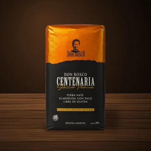 Paquete de yerba Don Bosco Centenaria Barbacuá