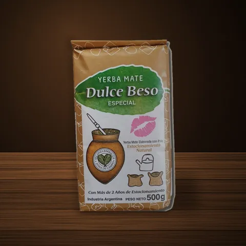 Dulce Beso Barbacuá yerba mate package
