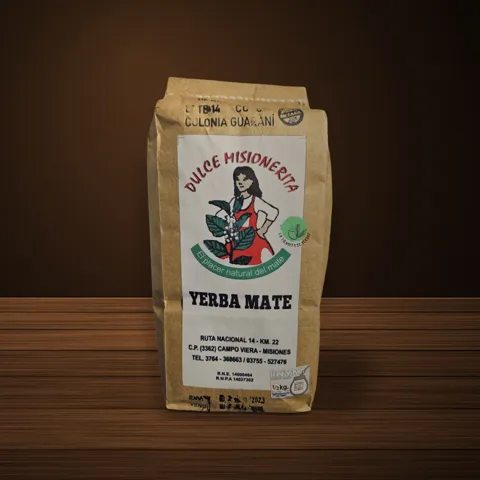 Pacote de erva-mate Dulce Misionerita Tradicional