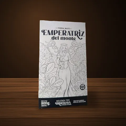 Pacote de erva-mate Emperatriz del Monte Despalada