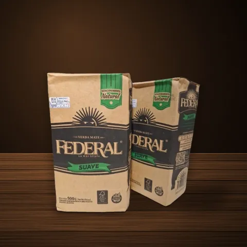 Paquete de yerba Federal Suave