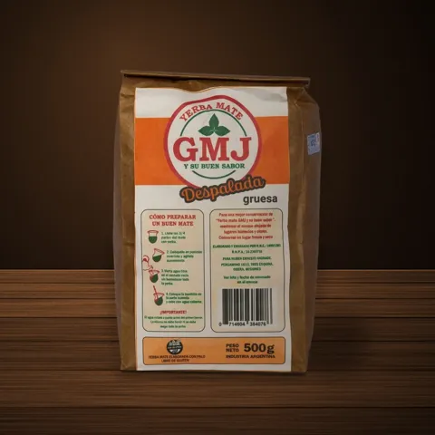 Paquete de yerba GMJ Despalada