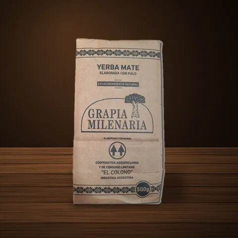 Pacote de erva-mate Grapia Milenaria Despalada