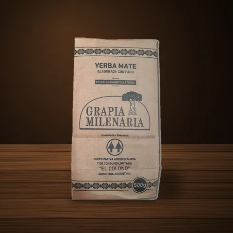 Paquete de yerba Grapia Milenaria Tradicional
