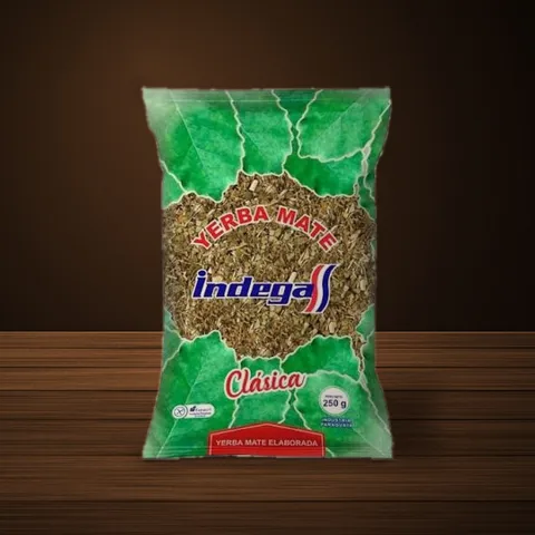 Indega Tradicional yerba mate package