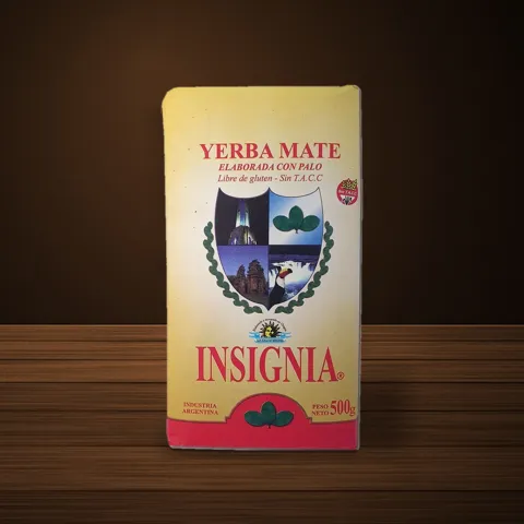 Insignia Con Palo yerba mate package