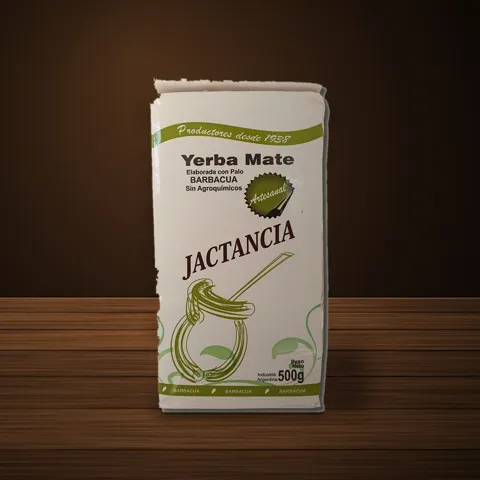 Jactancia Barbacuá yerba mate package