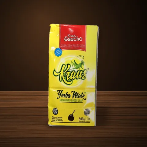 Paquete de yerba Kraus Gaucho Despalada