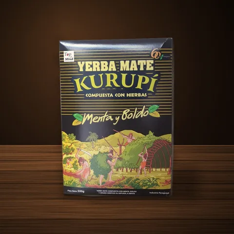 Kurupí Compuesta yerba mate package