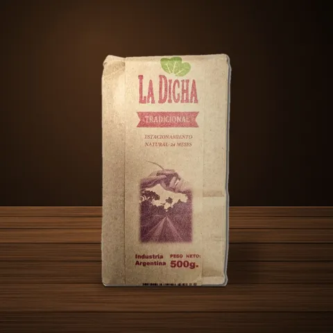 Paquete de yerba La Dicha Tradicional