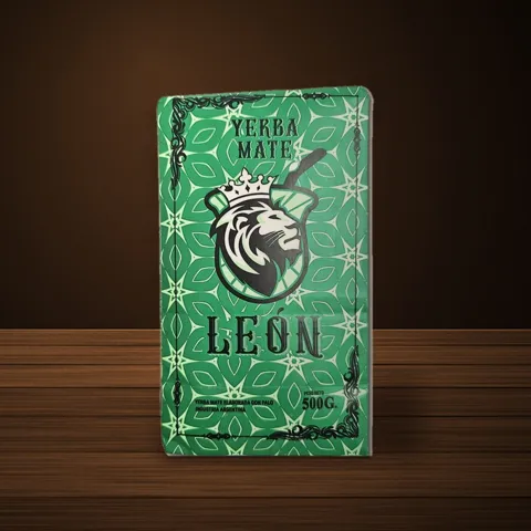 León Barbacuá yerba mate package