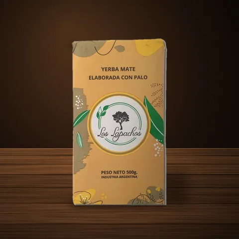 Los Lapachos Tradicional yerba mate package