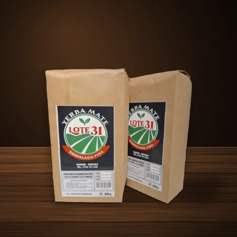 Pacote de erva-mate Lote 31 Barbacuá Despalada