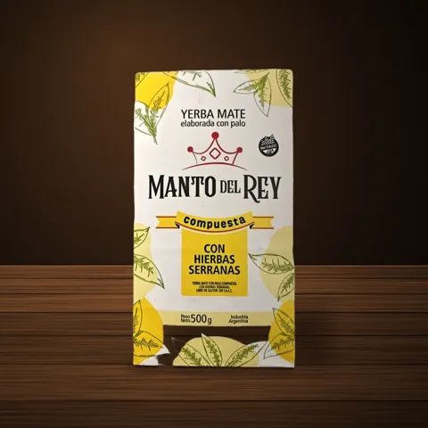 Paquete de yerba Manto del Rey Hierbas Serranas