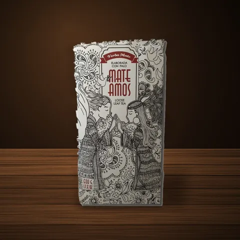 Paquete de yerba Mate Amos Pura