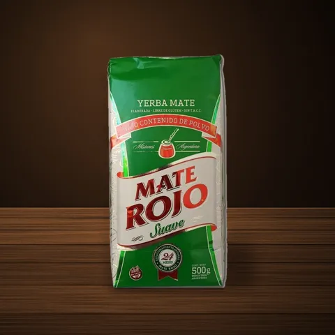 Paquete de yerba Mate Rojo Suave
