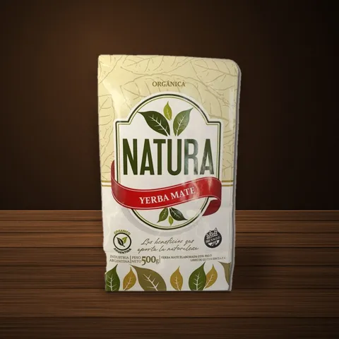 Natura Orgánica yerba mate package