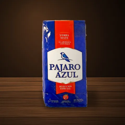 Pájaro Azul Tradicional yerba mate package