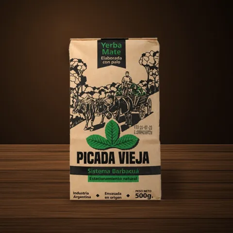 Paquete de yerba Picada Vieja Barbacuá
