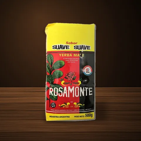 Pacote de erva-mate Rosamonte Suave