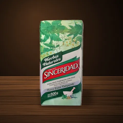 Paquete de yerba Sinceridad Con Hierbas