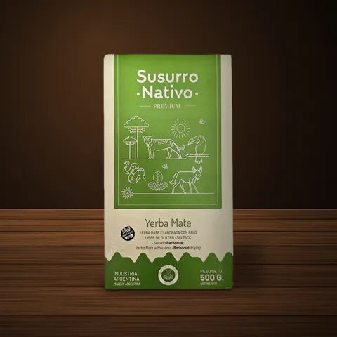 Paquete de yerba Susurro Nativo Premium Barbacuá