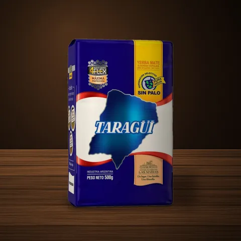 Paquete de yerba Taragüí Sin Palo