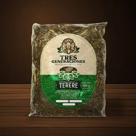 Paquete de yerba Tres Generaciones Tereré
