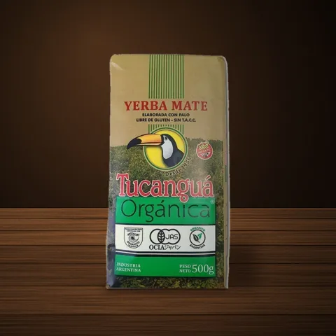 Tucanguá Orgánica yerba mate package