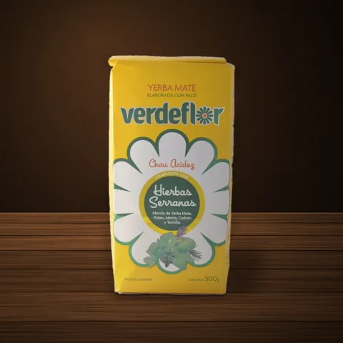 Pacote de erva-mate Verdeflor Hierbas Serranas